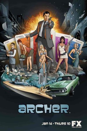 مسلسل Archer الموسم الاول الحلقة 10 والاخيرة مترجمة